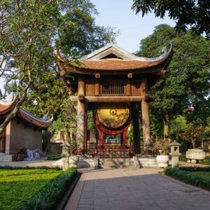 Vietnam The Temple of Literature in Hanoi