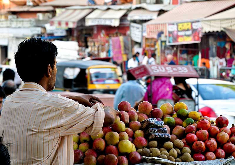 Indian street vendor