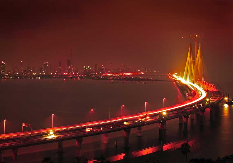 Cruzando la ciudad de Mumbai en bicicleta